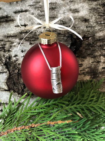 Holiday Birch Pendant
