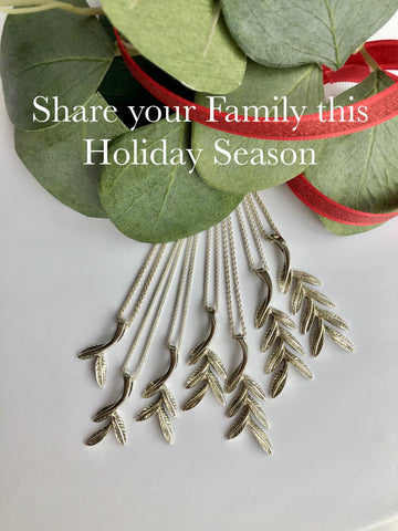 Holiday Leaf Pendant