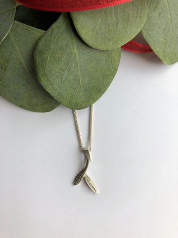Holiday Leaf Pendant